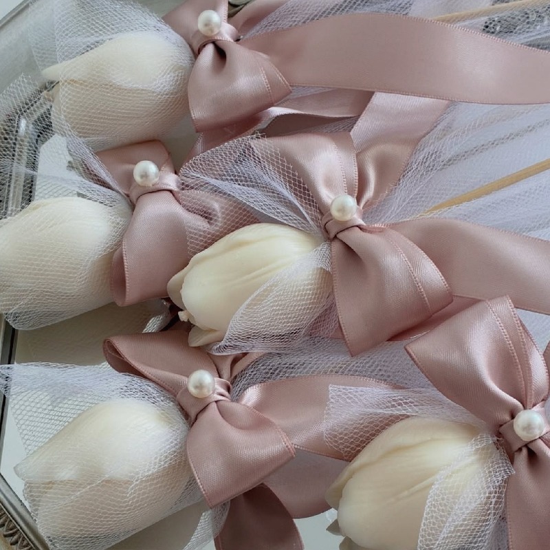 เทียนหอมกลิ่นทิวลิป 5 ชิ้น บนไ - Home Fragrance Gift บทวิจารณ์และราคา
