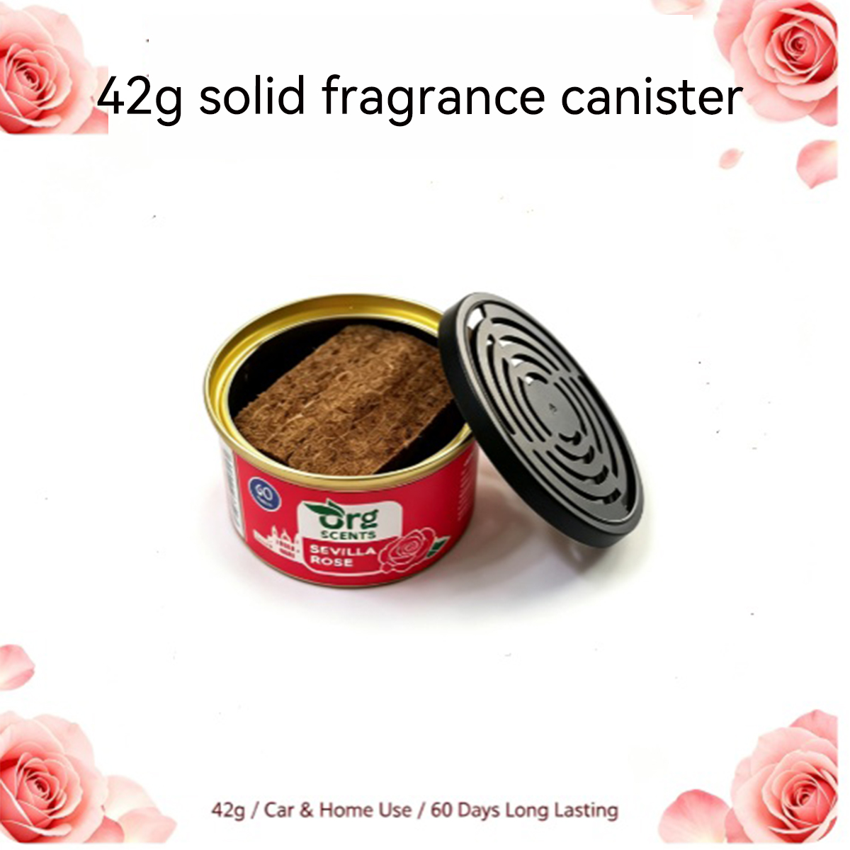 น้ำหอมปรับอากาศในรถยนต์แบบแข็ง - Home Fragrance Logo บทวิจารณ์และราคา