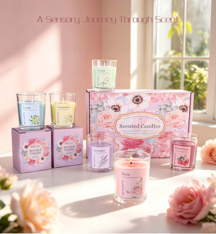 ชุดของขวัญเทียนหอมอโรมาเธอราพี - Home Fragrance Usa บทวิจารณ์และราคา